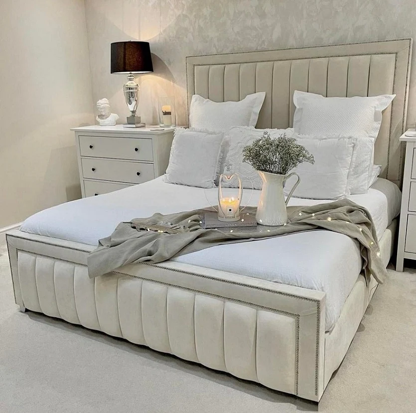 Hilton Luxury Velvet Bed UK | Luxury Hotel Style | Shop Online | Free Delivery