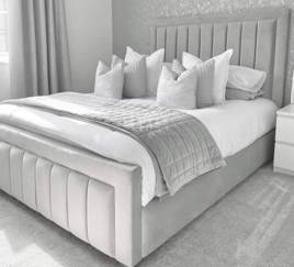 Hilton Panel Headboard Bed UK | Shop Hilton Panel Beds Online | Free Delivery