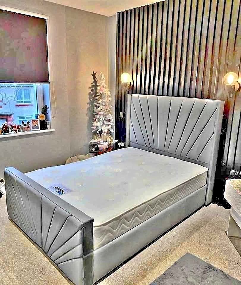 Sunrise Diamond Studded Bed UK | Crystal Detail Design | Shop Online | Free Delivery