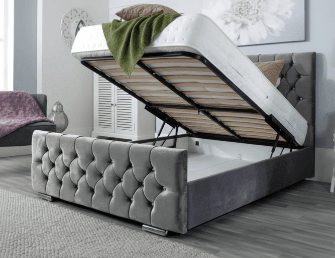 Florida Diamond Ottoman Bed 2 UK | Premium Storage Ottoman Bed 